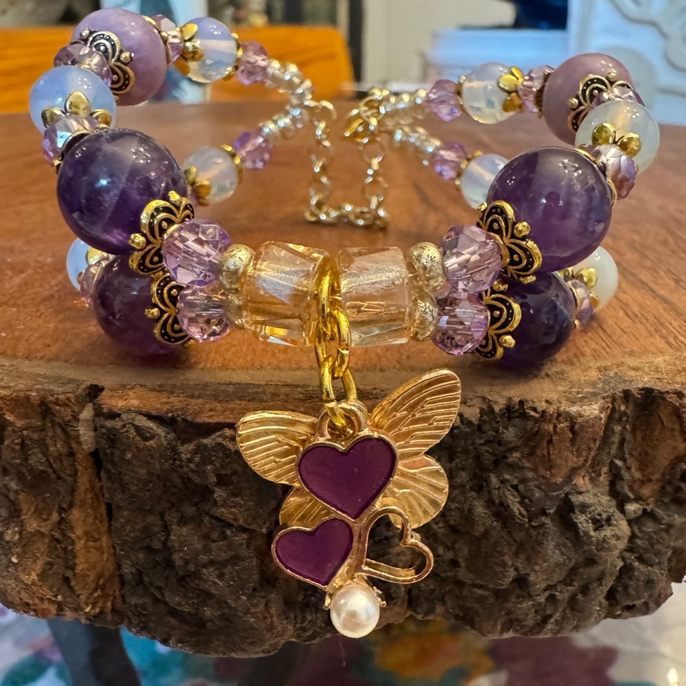 Handmade Memory Wire Cuff Bracelet